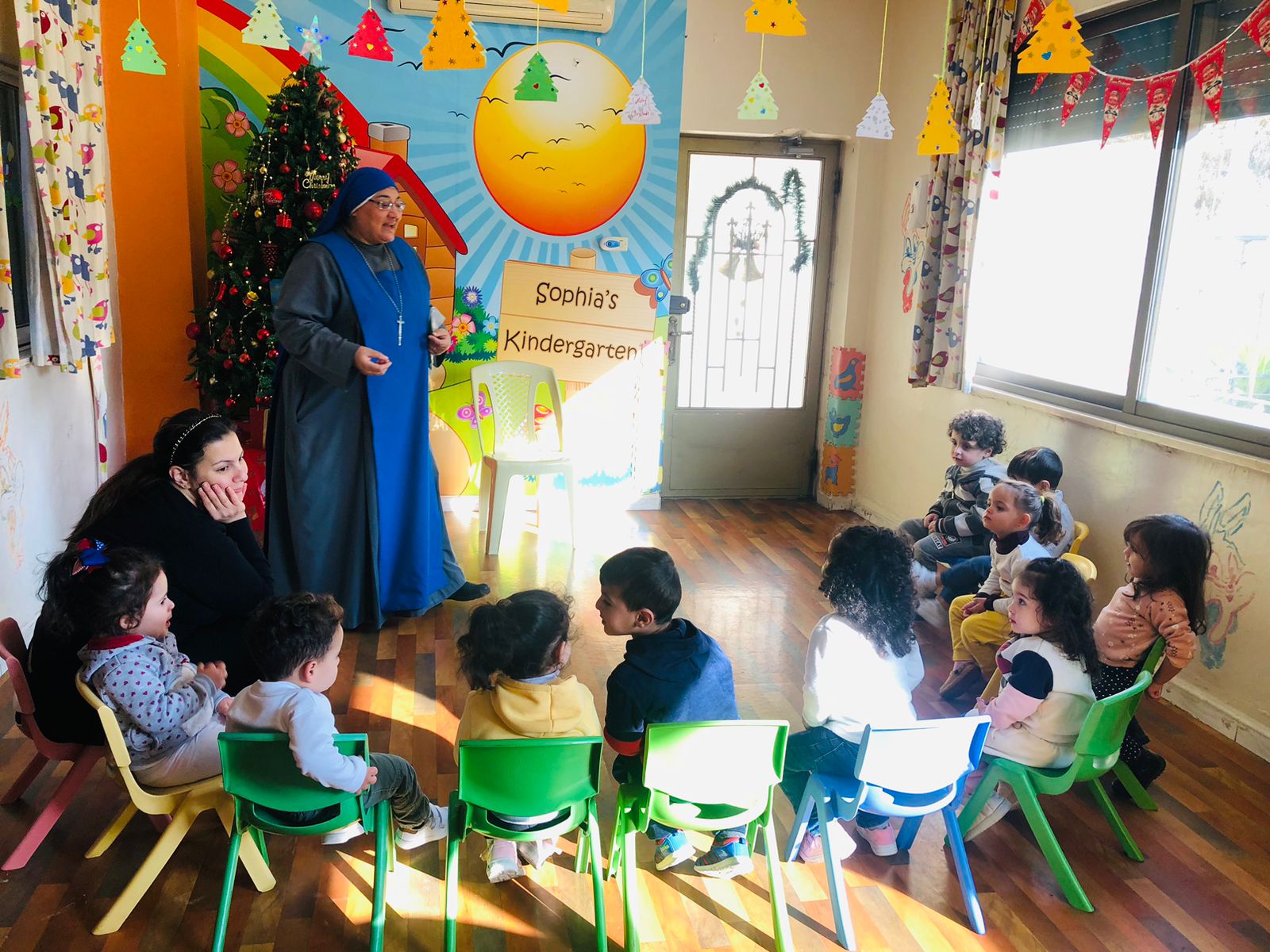 Visita al guardería de Sophia en Fuheis – Jordania