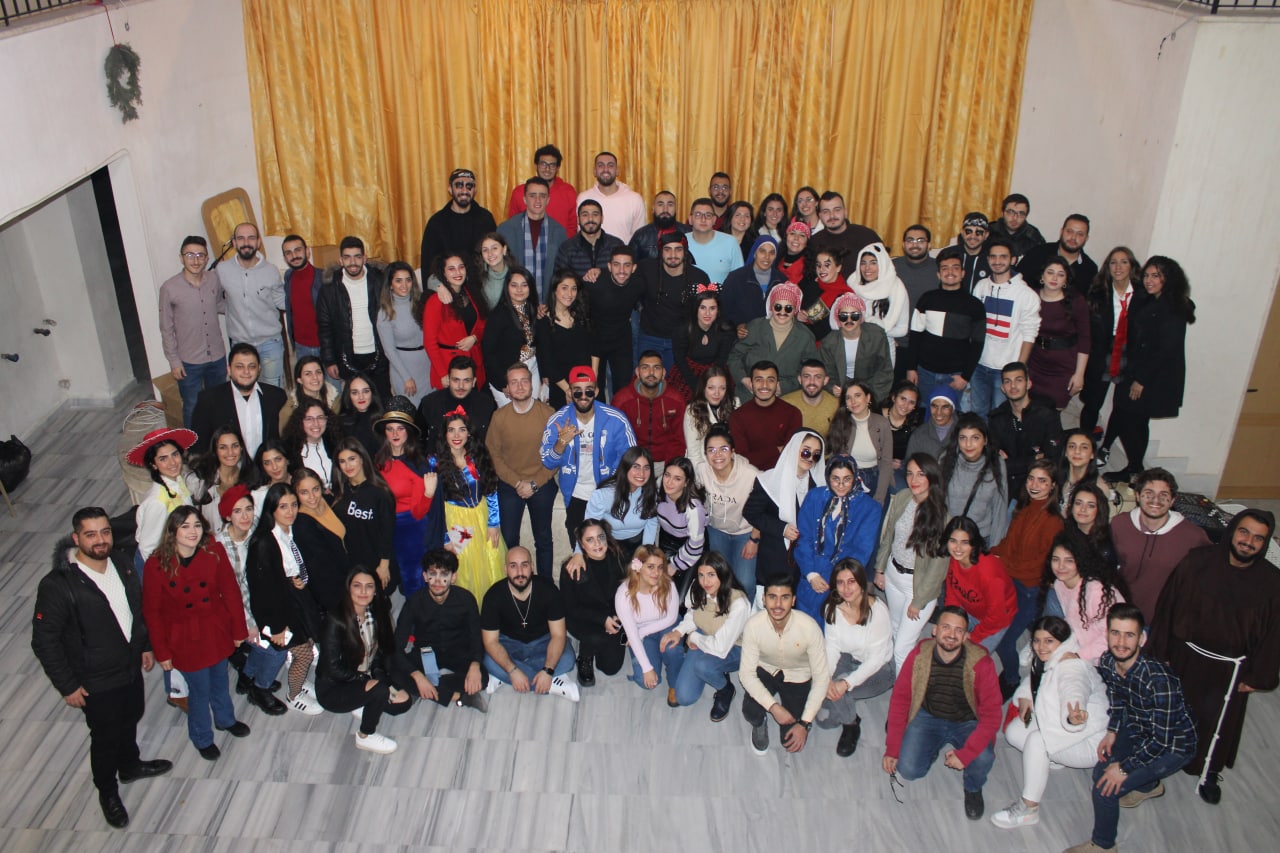 Festejos del día de Santa Bárbara con los jóvenes en Alepo – Siria